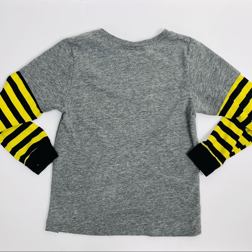 Harajuku Mini X Target Boys Long Sleeve Striped Gray Gwen Stefani Sz 4T T-shirt - Picture 6 of 7